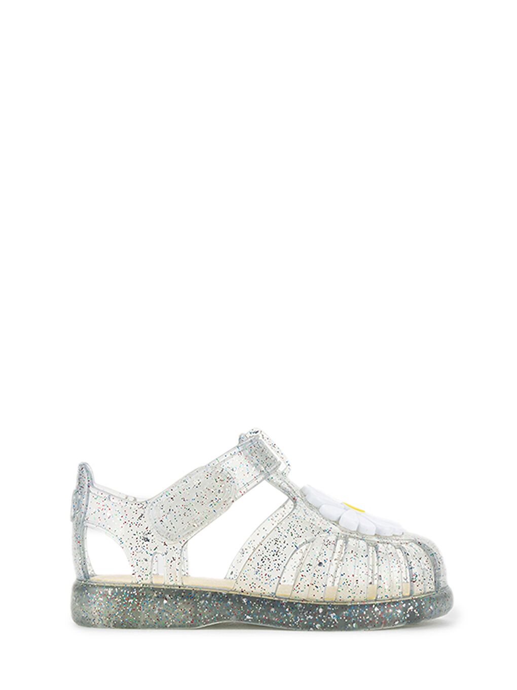 TOBBY GLOSS FLOR Beyaz Unisex Çocuk Düz Sandalet