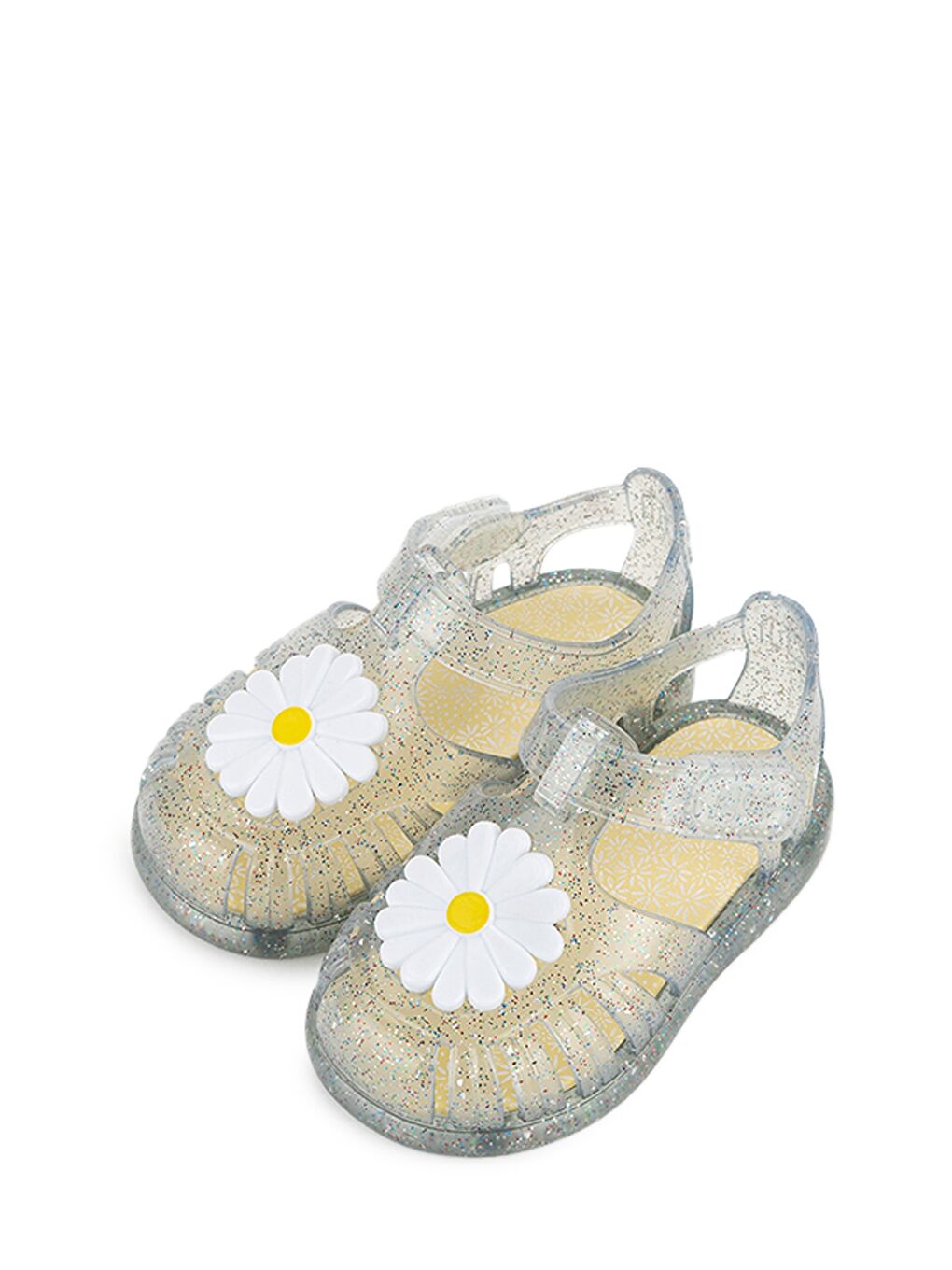 TOBBY GLOSS FLOR Beyaz Unisex Çocuk Düz Sandalet-2