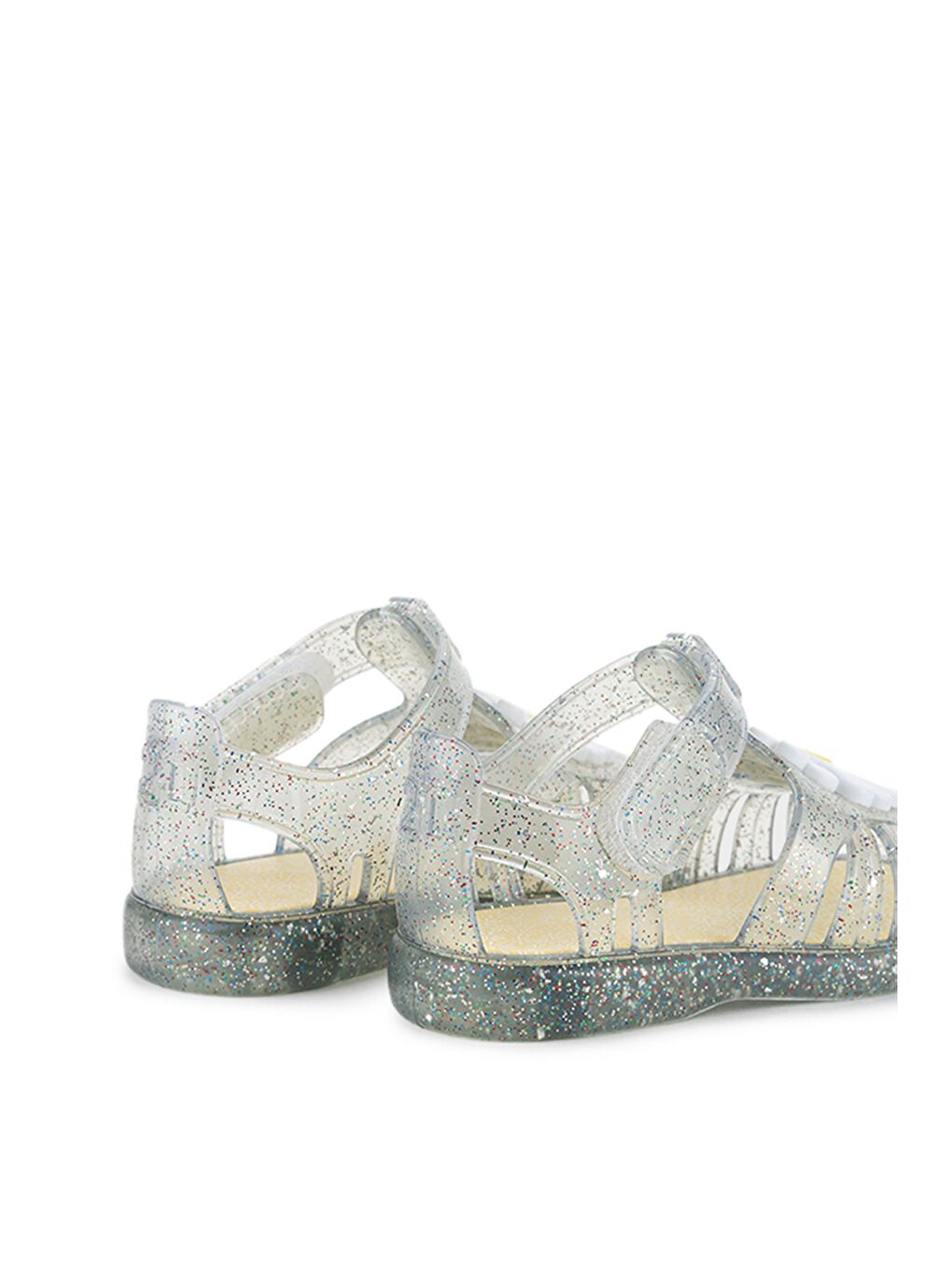 TOBBY GLOSS FLOR Beyaz Unisex Çocuk Düz Sandalet-3