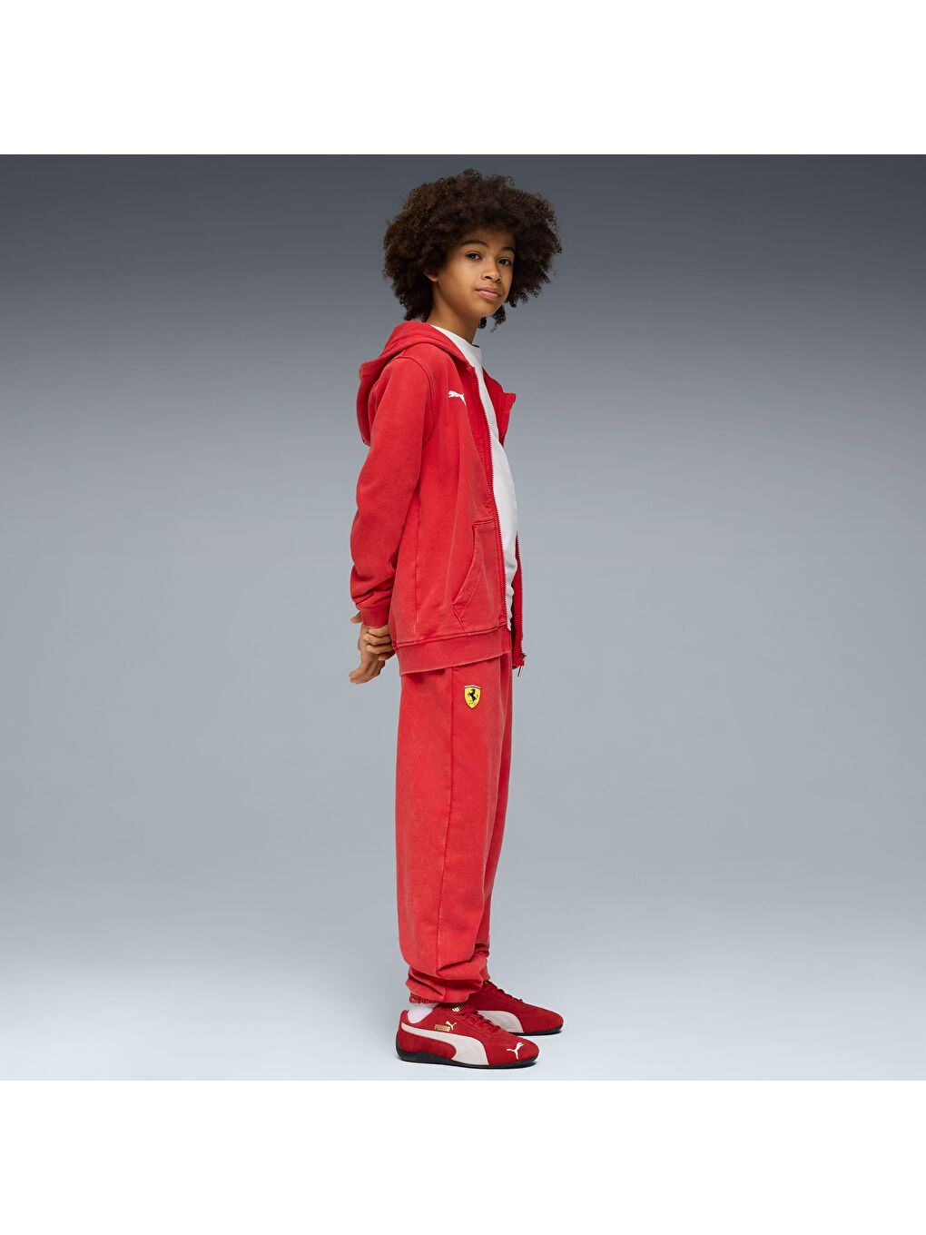 Kırmızı SCUDERIA FERRARI Sportswear Genç Eşofman Altı-1