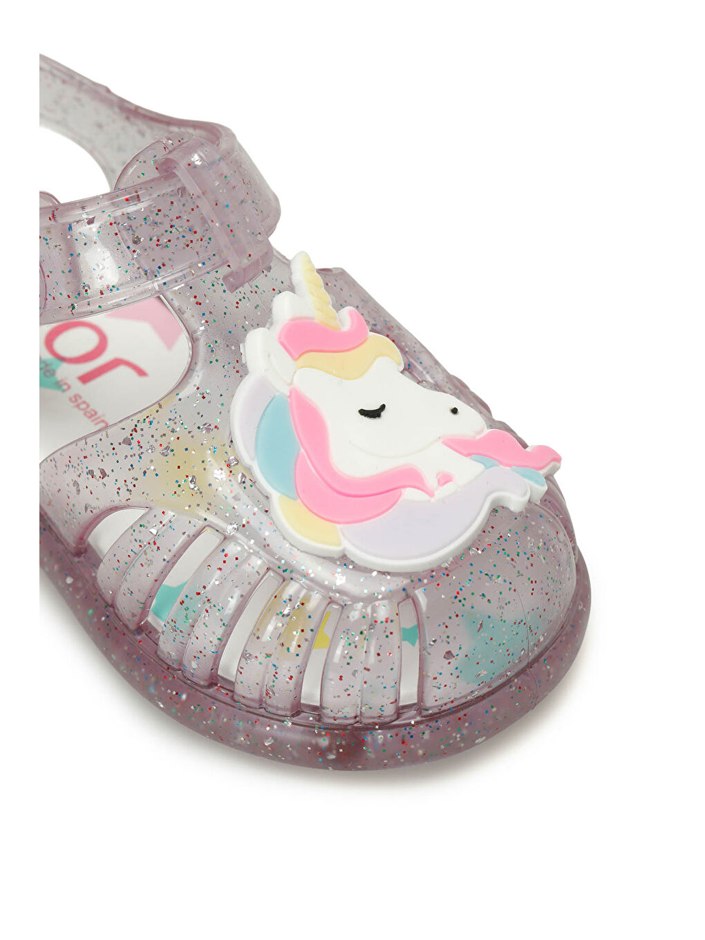 S10341 TOBBY UNICORNIO Gri Kız Çocuk Sandalet-2
