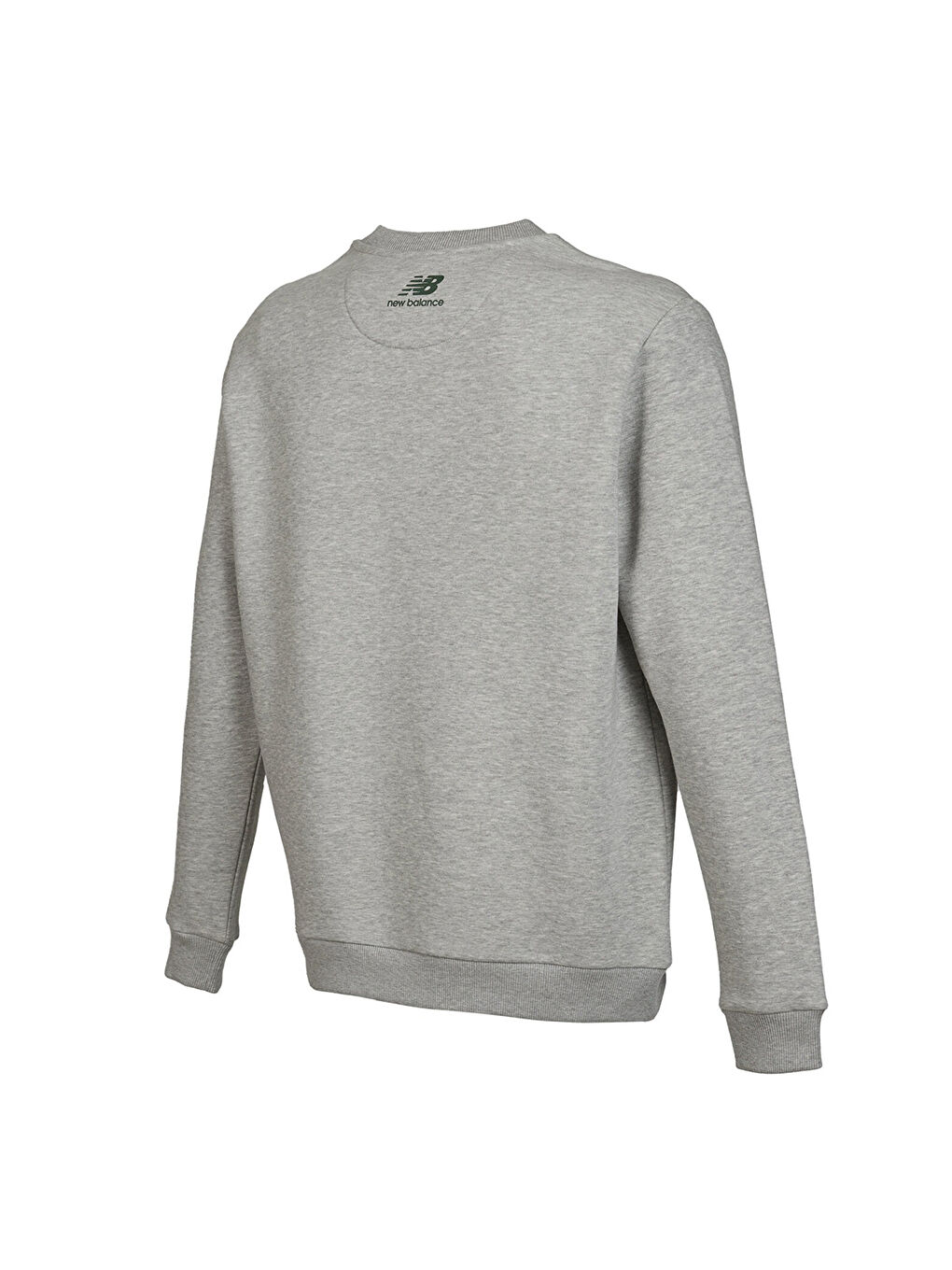 3325 Erkek Gri Yuvarlak Yaka Sweatshirt-2