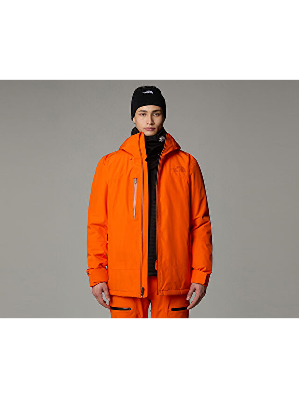 M Descendit Jacket Erkek Kayak Montu Nf0a87y91op1 Turuncu-2
