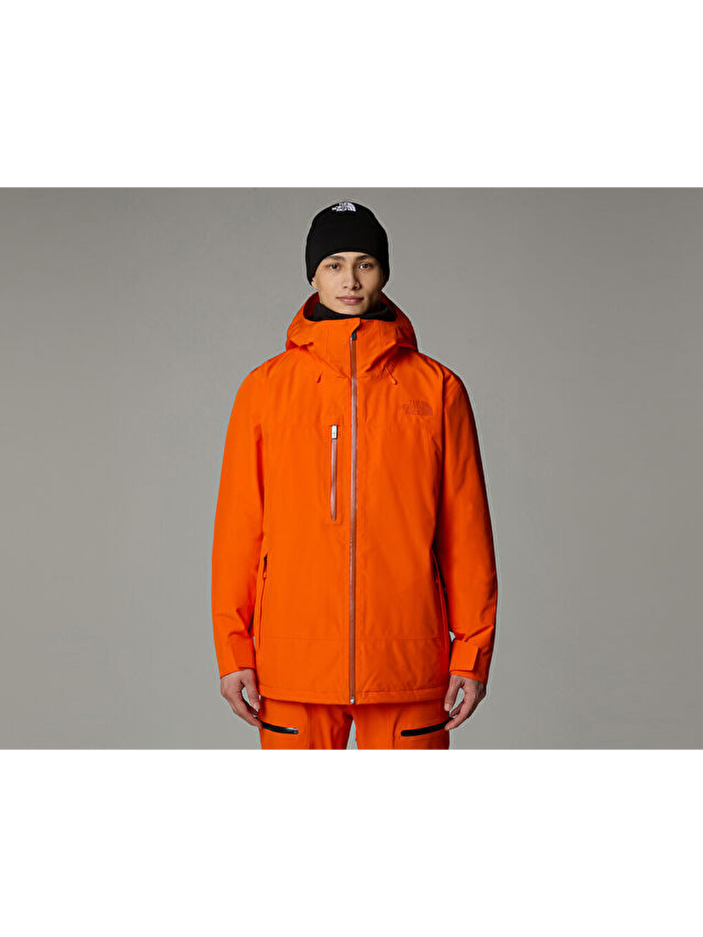 M Descendit Jacket Erkek Kayak Montu Nf0a87y91op1 Turuncu-3