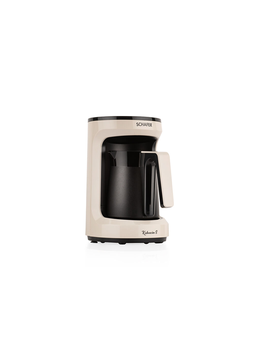 Kahvecim S Otomatik Sütlü Türk Kahve Makinesi-Krem-7