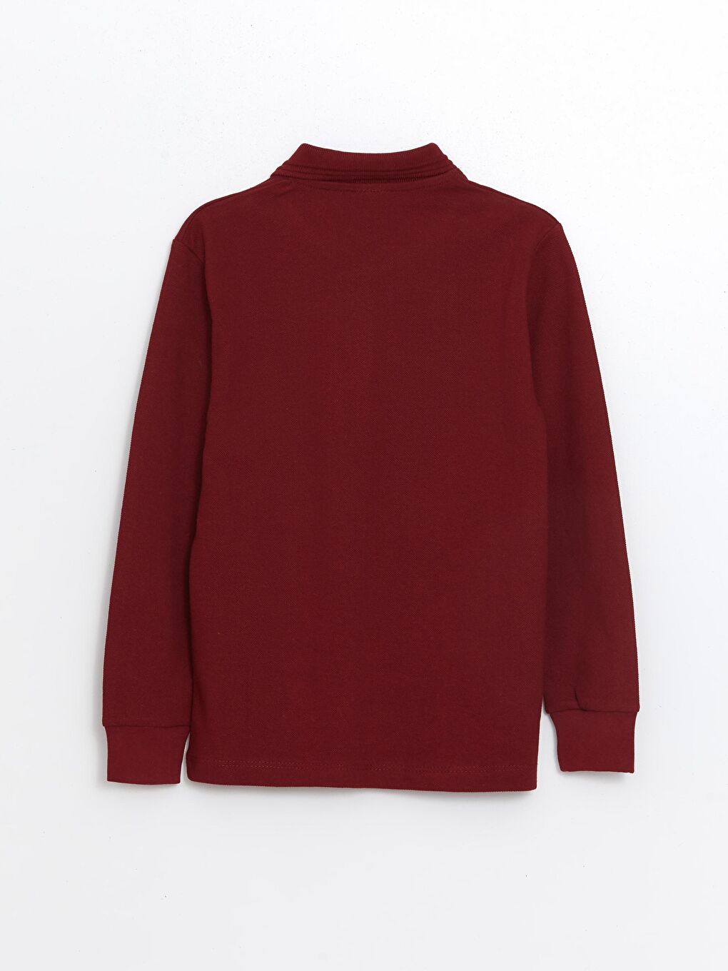 ajn Açık Bordo Okul Sweatshirt Polo Yaka   Kız Erkek - 1