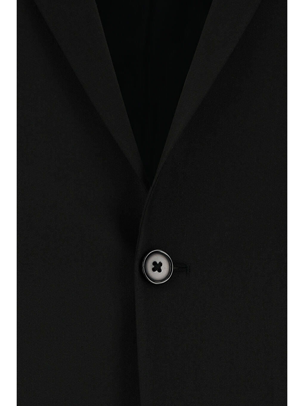 Siyah Regular Fit Klasik Takım Elbise-3