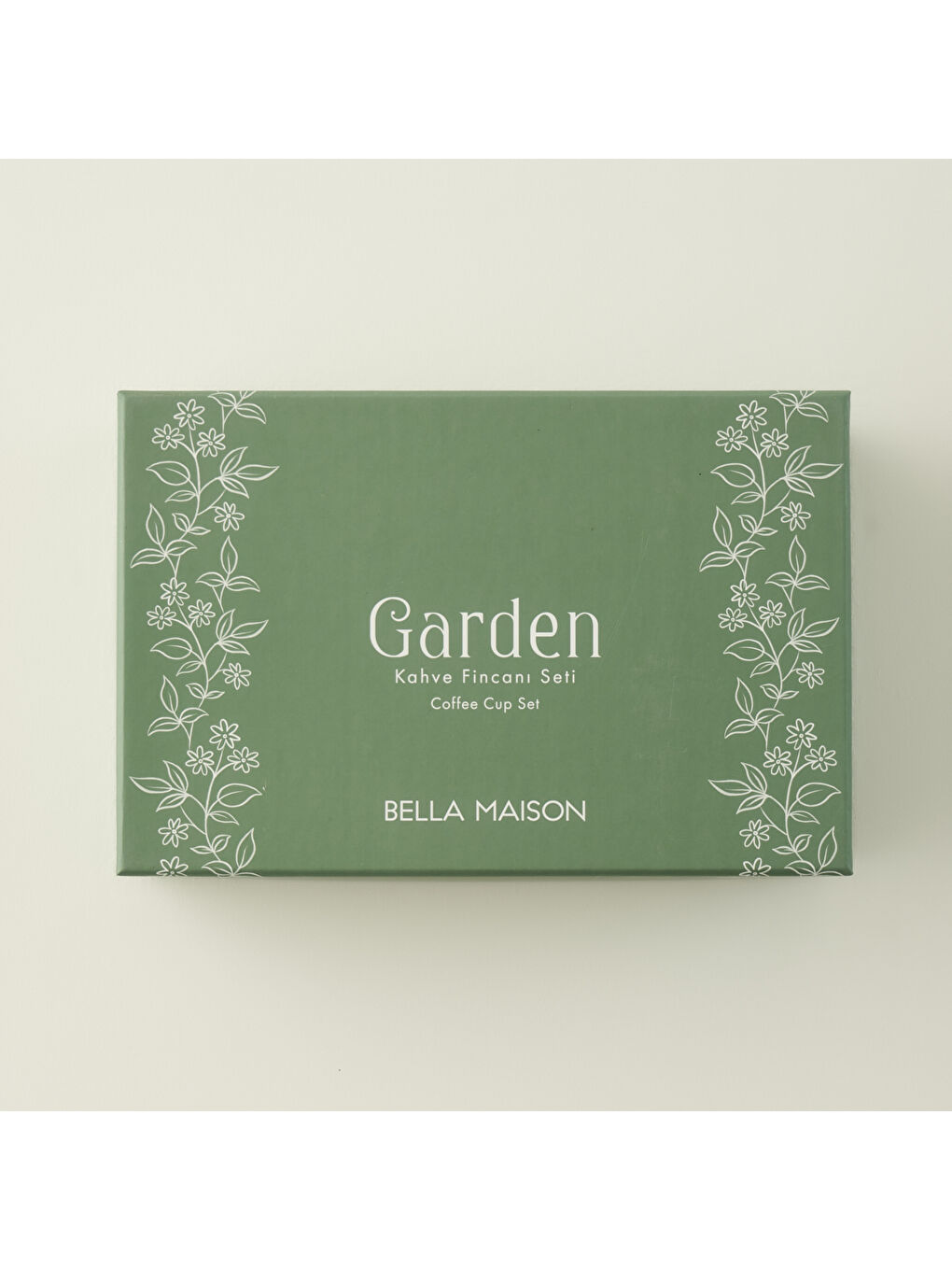 Garden 6'lı Kahve Fincanı Seti Yeşil (90 cc)-2