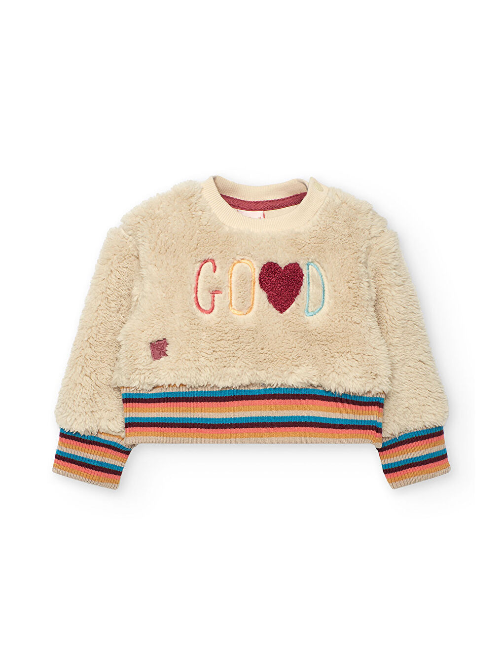Karışık Kız Çocuk Good Nakışlı Sweatshirt-1