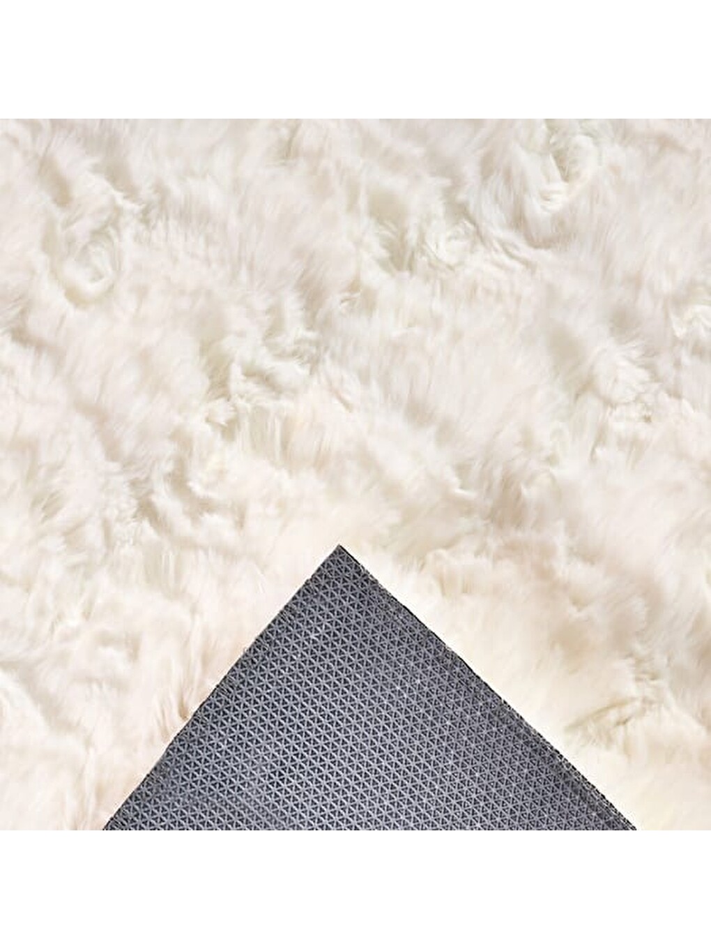 Ekru Soft Bubble Post Halı - Krem - 80x140 Cm-1