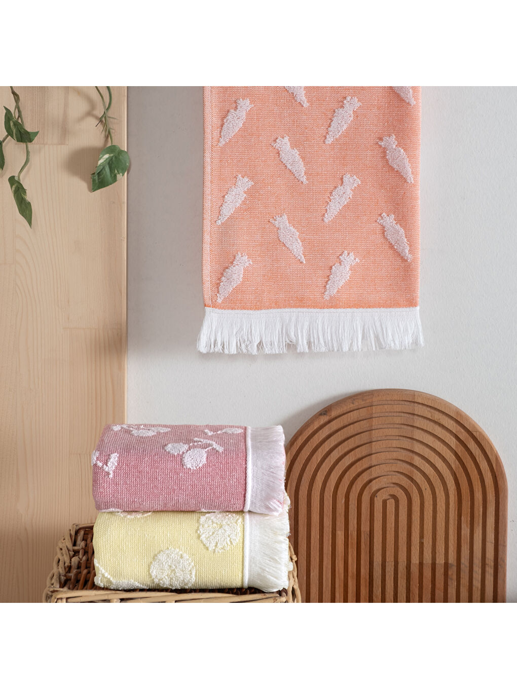 Karışık Home Carrot Kurulama Bezi 40x60 Cm-1 Parça