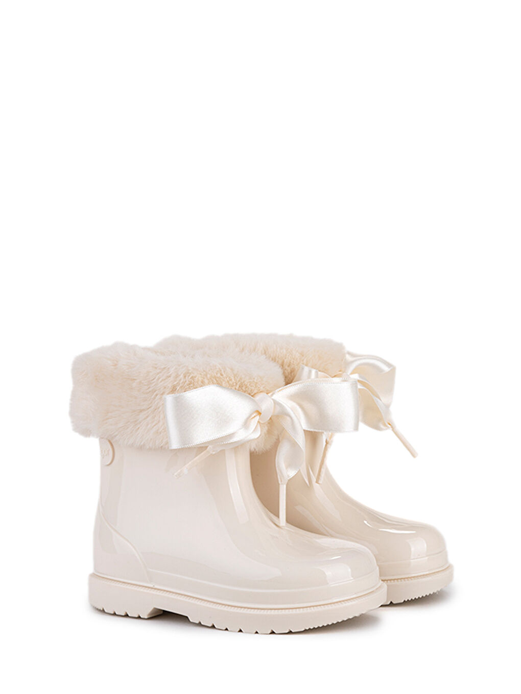 Bej W10258 BIMBI SOFT Krem Kız Çocuk Yağmur Çizmesi-2