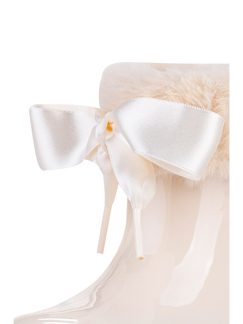 Bej W10258 BIMBI SOFT Krem Kız Çocuk Yağmur Çizmesi-4