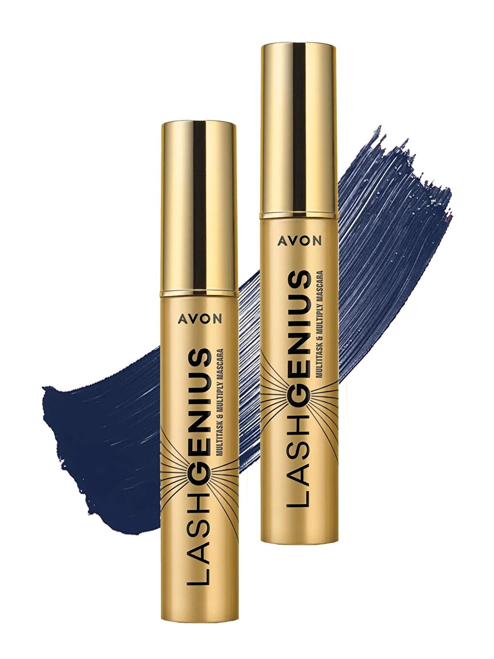 AVON Renksiz True Lash Genius 5 Etkili Maskara 10 Ml. Modern Navy İkili Set