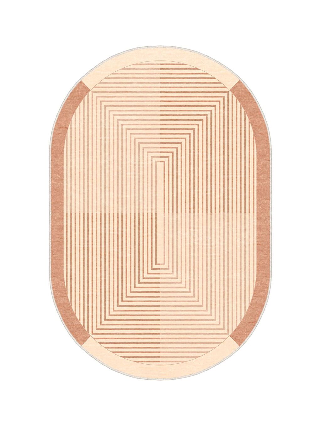 Pembe Özel Tasarım, Kaymaz Taban, İnce, Yıkanabilir, Modern Halı WOOKECE1419 120x180-3