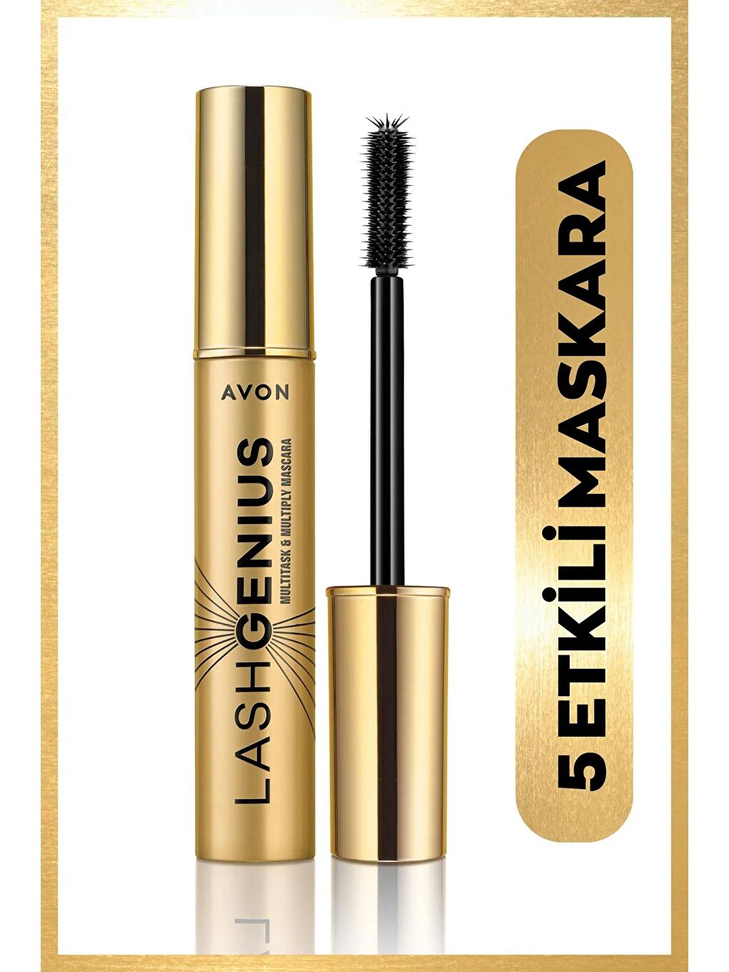 AVON Renksiz True Lash Genius 5 Etkili Maskara 10 Ml. Modern Navy İkili Set - 2