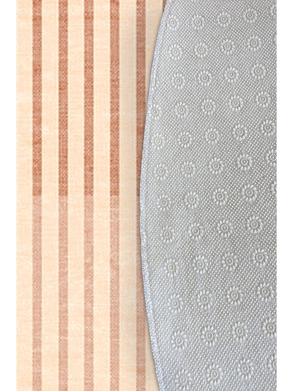 Pembe Özel Tasarım, Kaymaz Taban, İnce, Yıkanabilir, Modern Halı WOOKECE1419 120x180-4