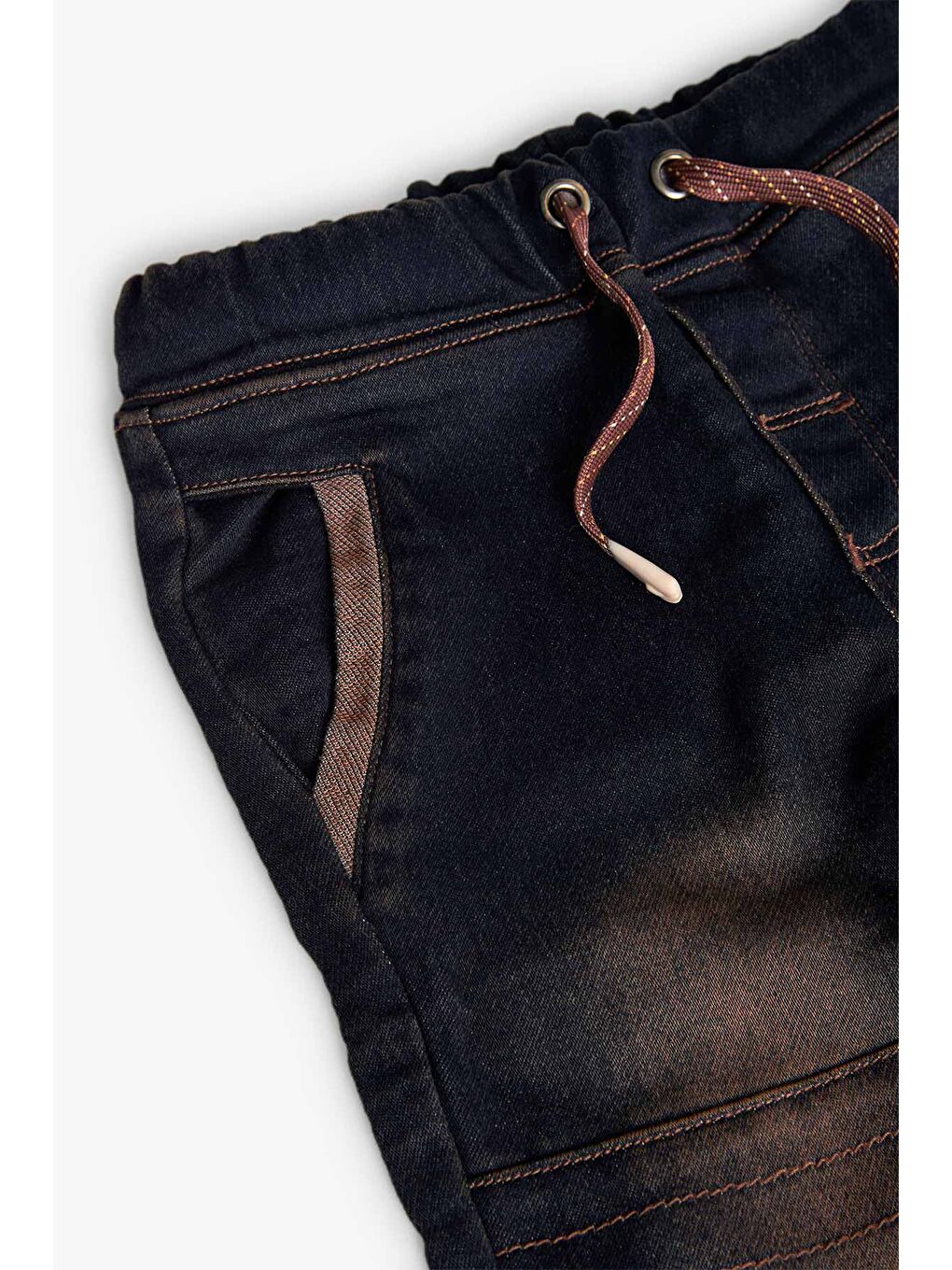 Lacivert Erkek Çocuk Denim Pantolon-3