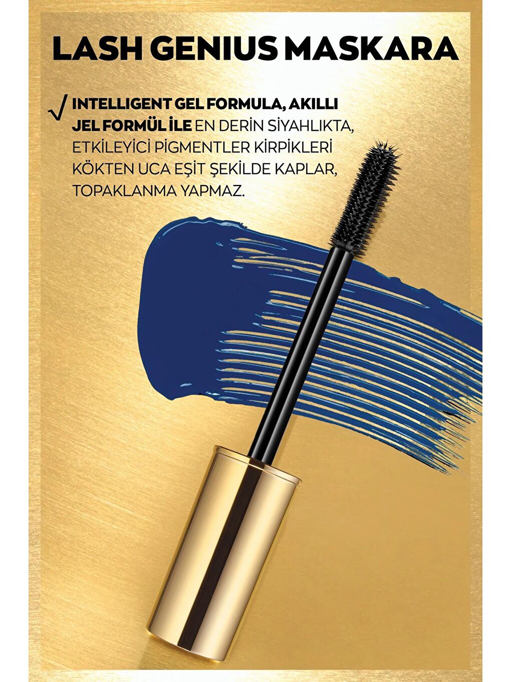 AVON Renksiz True Lash Genius 5 Etkili Maskara 10 Ml. Modern Navy İkili Set - 6