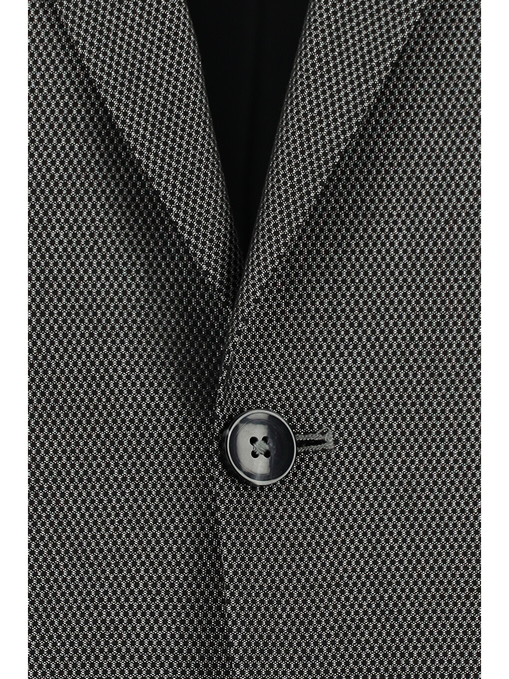 Antrasit Slim Fit Dar Kesim Klasik Desenli Takım Elbise-3
