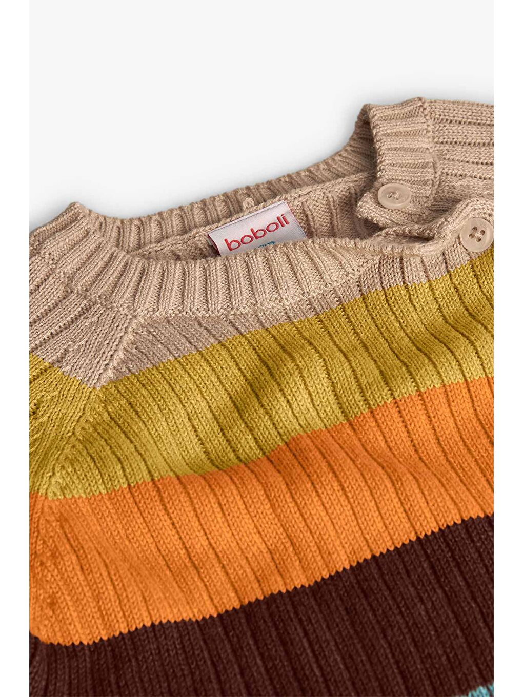 Karışık Erkek Çocuk Çizgili Kazak-3