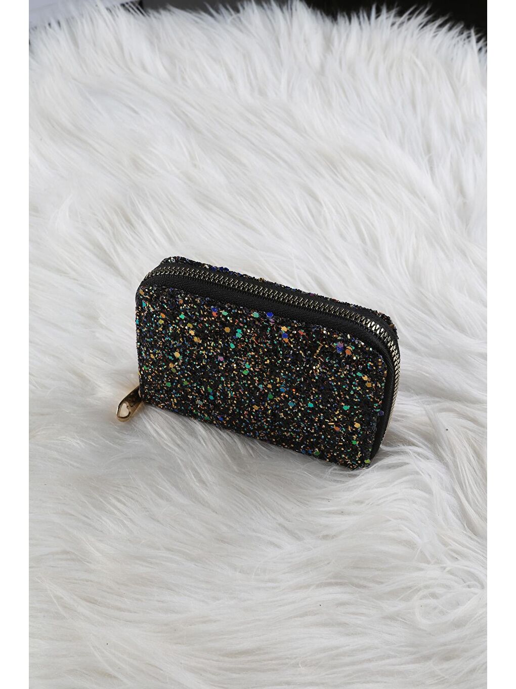 Karışık Simli Cüzdan/Para Çantası