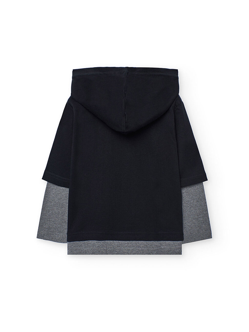 Siyah Erkek Çocuk Kabartma Baskılı Sweatshirt-2