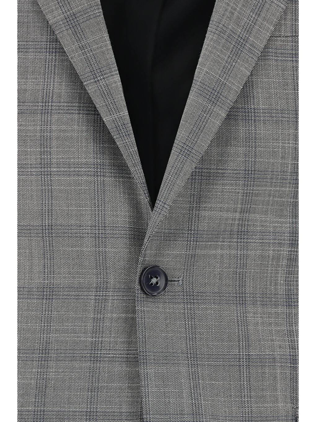 Gri Klasik Ekose Takım Elbise-3