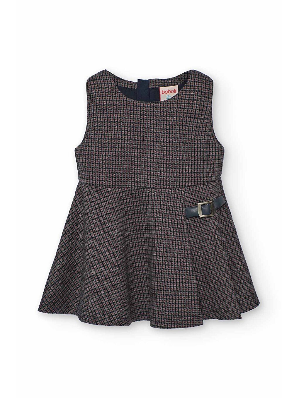 Lacivert Kız Çocuk Elbise-1