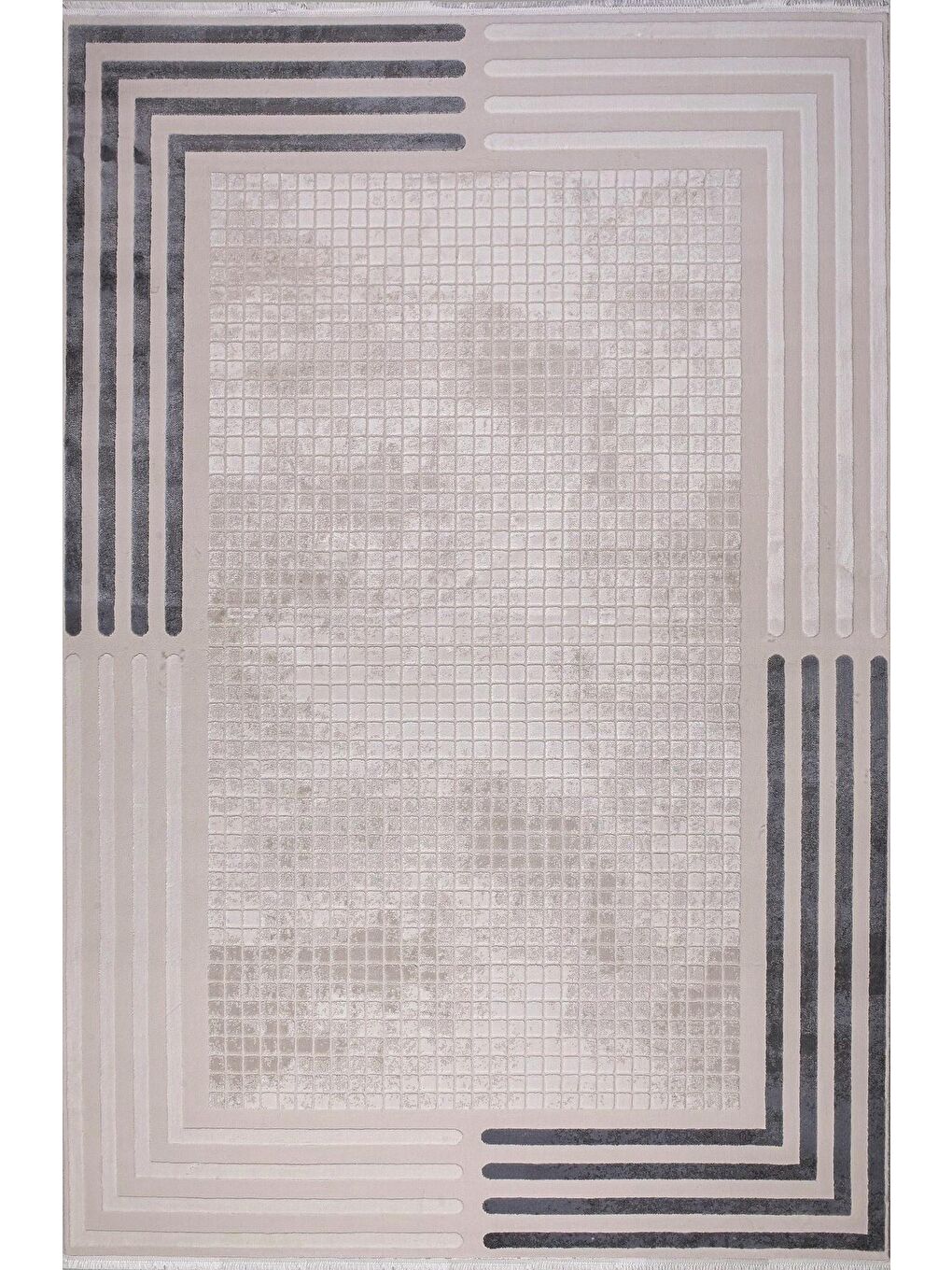 Gri Konfor Diva 9561 Akrilik Dokuma Halı-80x150-3