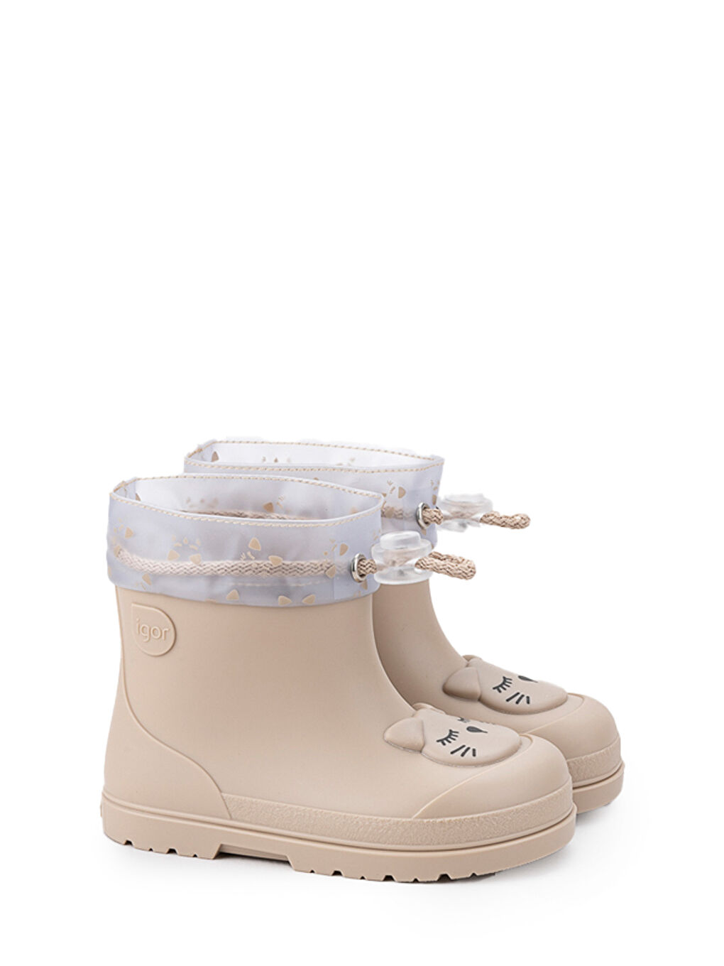 MENDI GATO Bej Kız Çocuk Yağmur Çizmesi-1