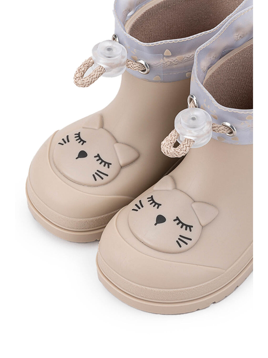 MENDI GATO Bej Kız Çocuk Yağmur Çizmesi-3