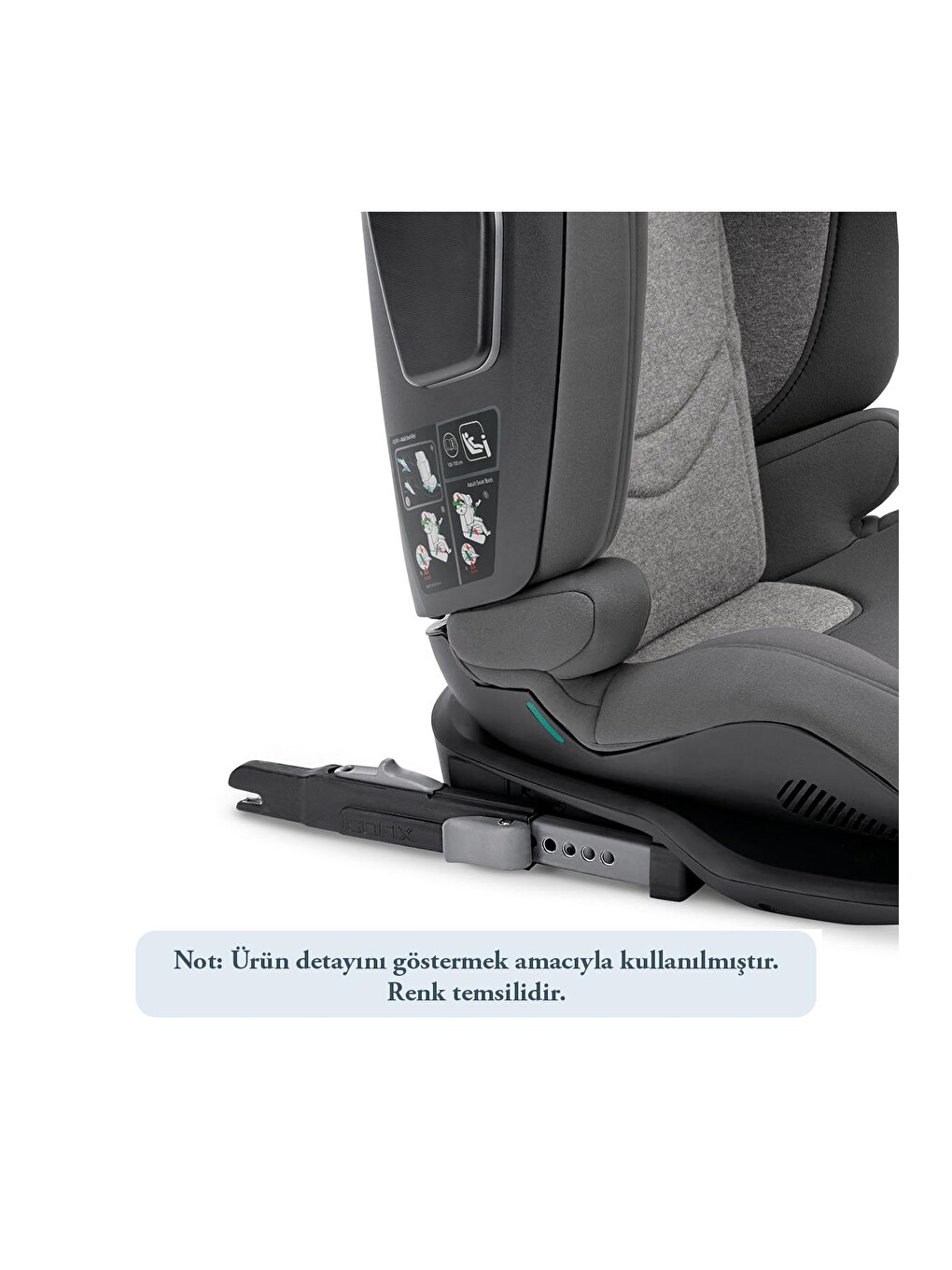 Cartesio İ-size Isofix Oto Koltuğu 100-150 Cm (3-12 Yaş) 7 Kademe Baş Desteği-6