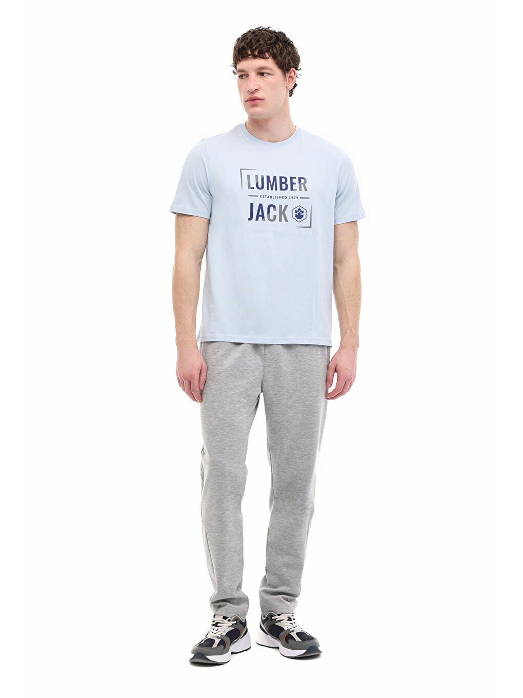 ML OKINA 11ID1-104 6FX Mavi Erkek Kısa Kol T-Shirt-2