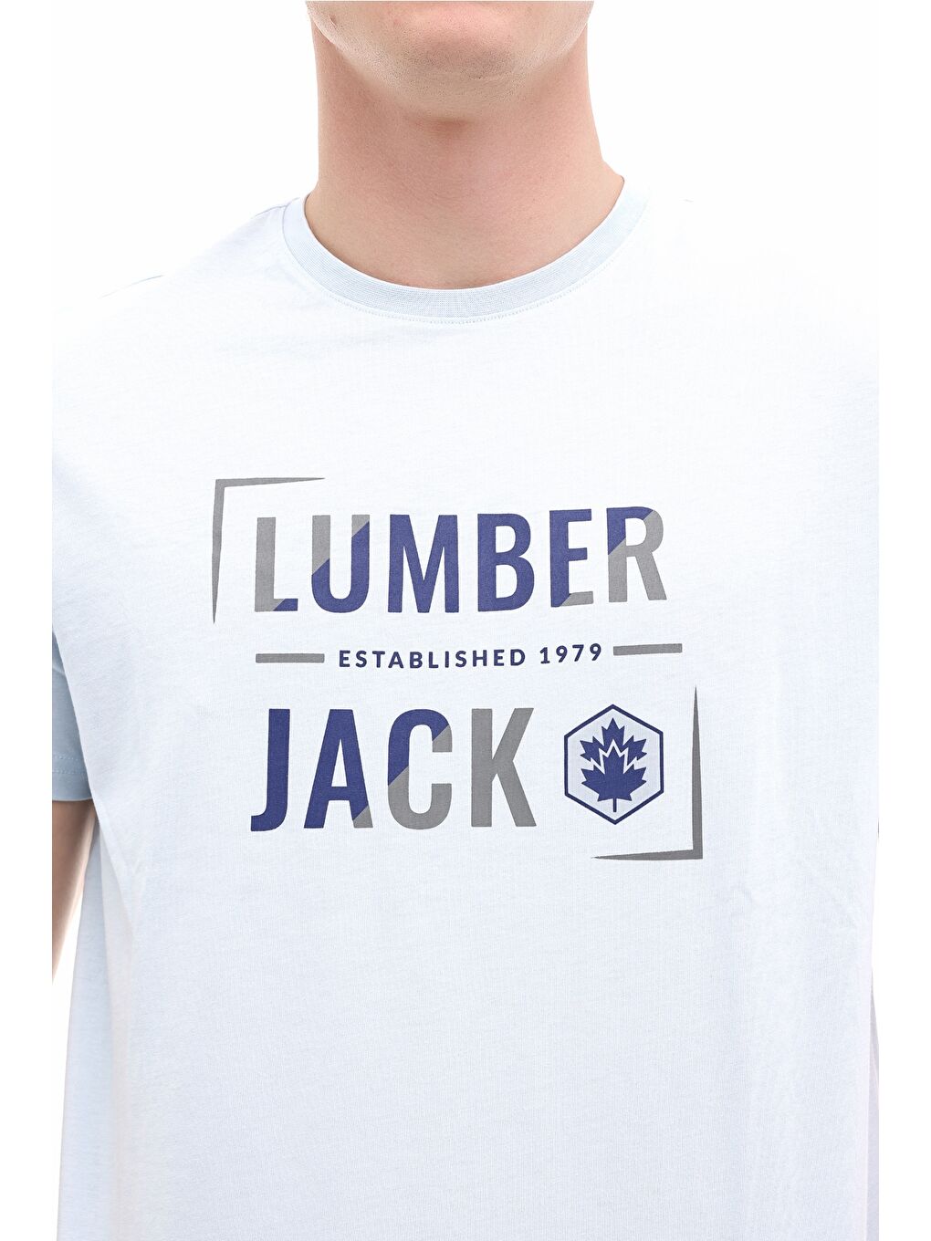 ML OKINA 11ID1-104 6FX Mavi Erkek Kısa Kol T-Shirt-3