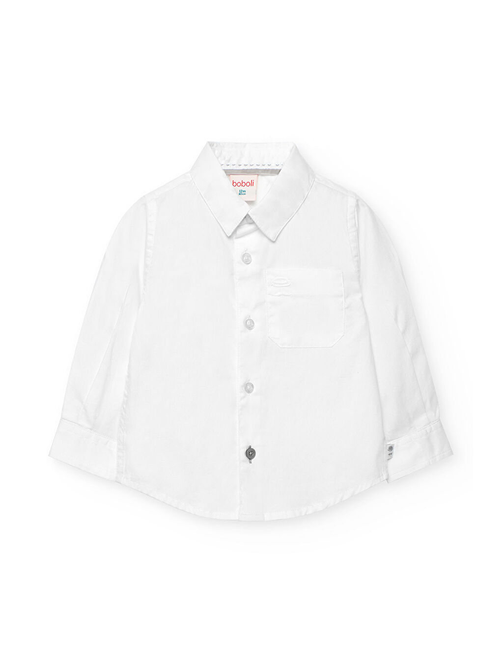 Beyaz Erkek Çocuk Gömlek-1