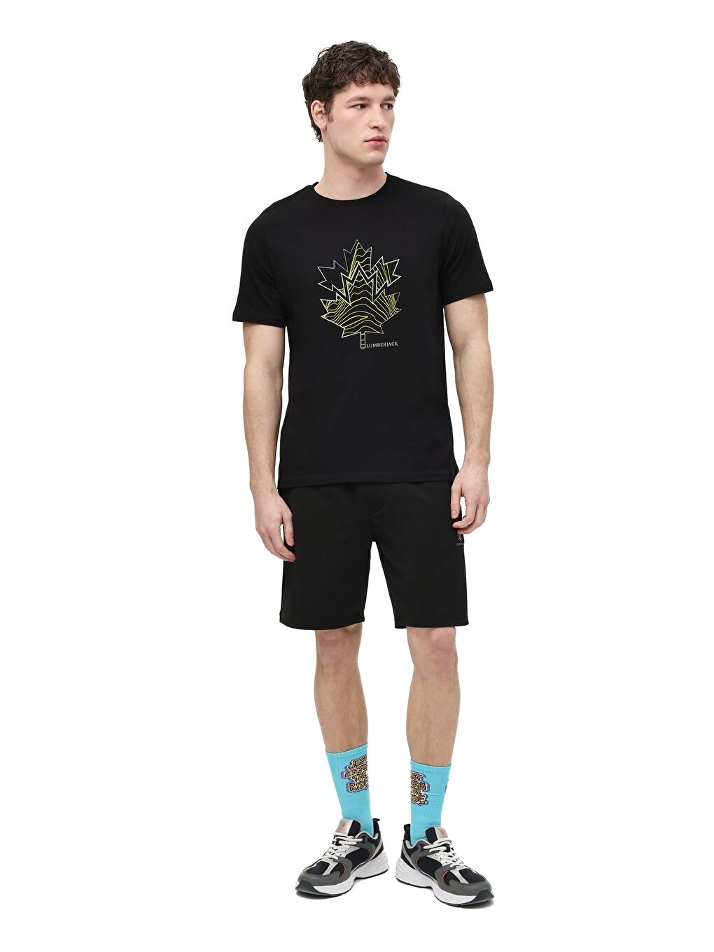 ML BERA 11TRV38 6FX Siyah Erkek Kısa Kol T-Shirt-2