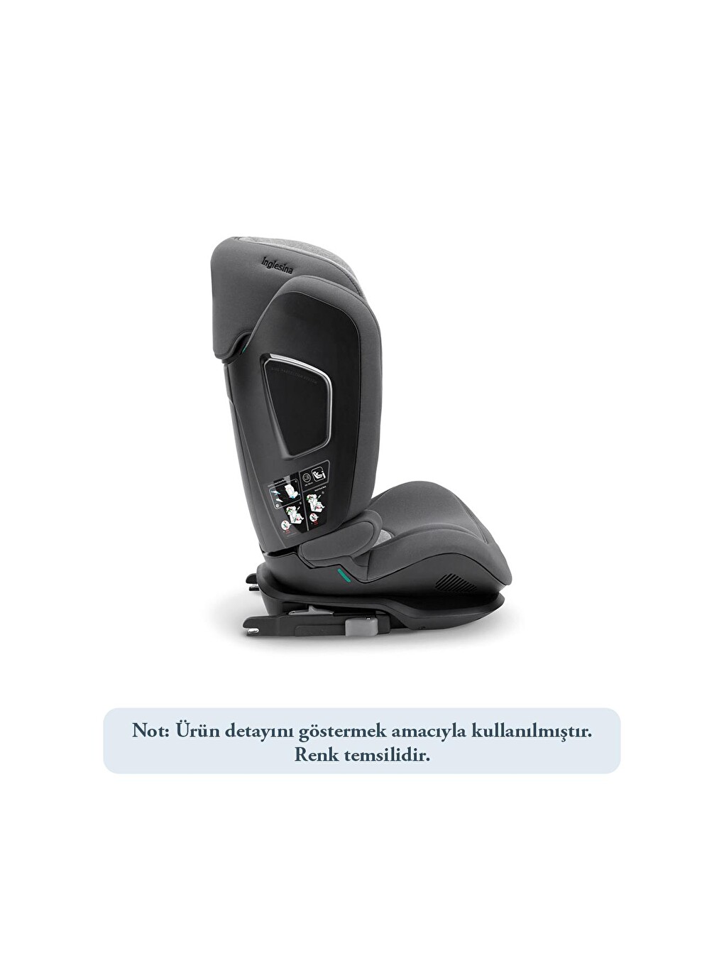 Cartesio İ-size Isofix Oto Koltuğu 100-150 Cm (3-12 Yaş) 7 Kademe Baş Desteği-4