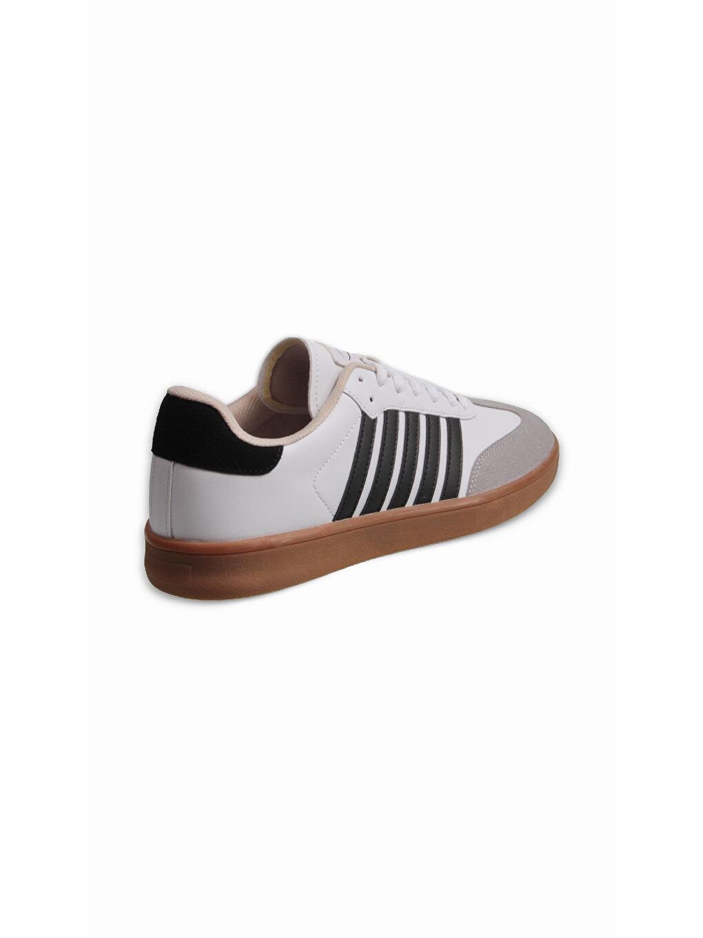 M.P Erkek  Beyaz-Siyah Sneaker - 2