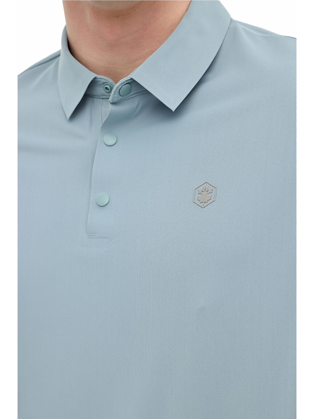 Yeşil MB GIRT 12P23001 6FX Mint Erkek Kısa Kol T-Shirt-3