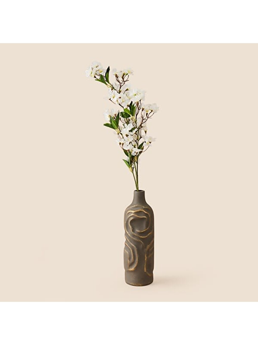 Deco Bahar Dalı Yapay Dal Çiçek - Beyaz - 105 cm