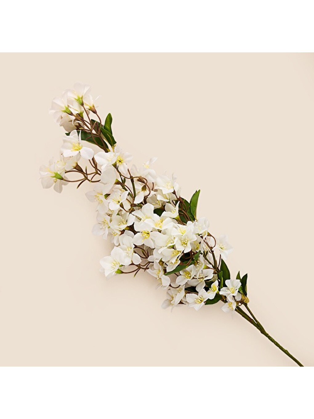 Deco Bahar Dalı Yapay Dal Çiçek - Beyaz - 105 cm-2
