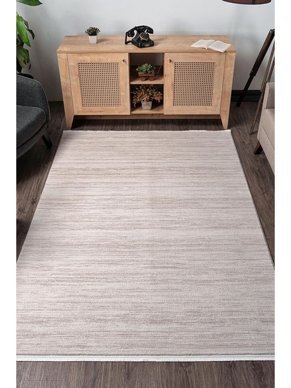 Bej Konfor Diva 9555 Akrilik Dokuma  Halı-100x200