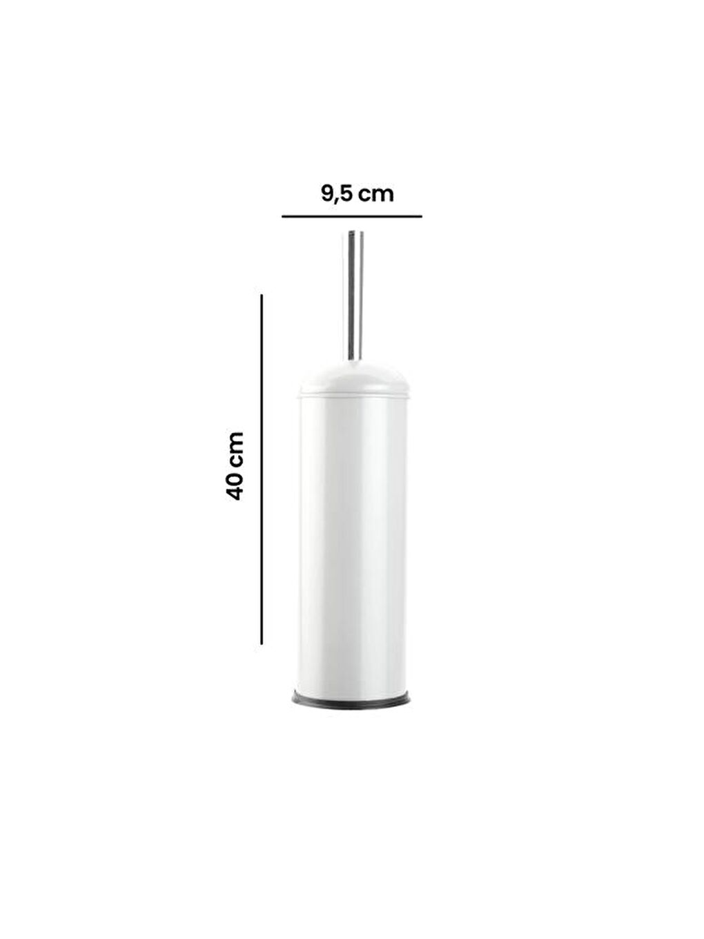 Bath Bon Tuvalet Fırçası - Beyaz - 40 cm-5