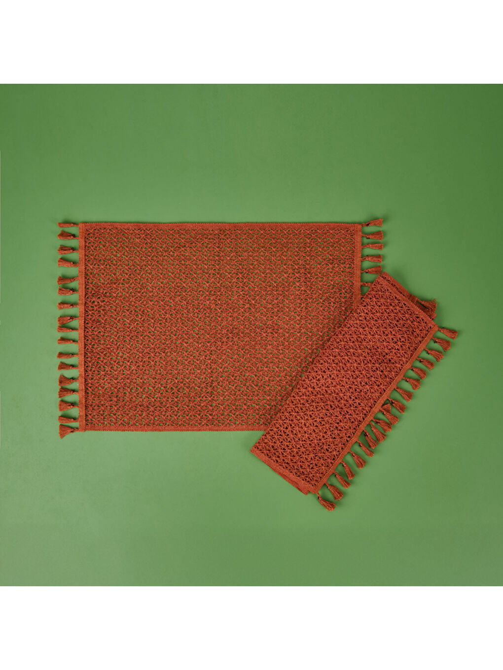 Kahverengi Soft Santa 2'li Amerikan Servis - Kiremit - 30x55 cm-1