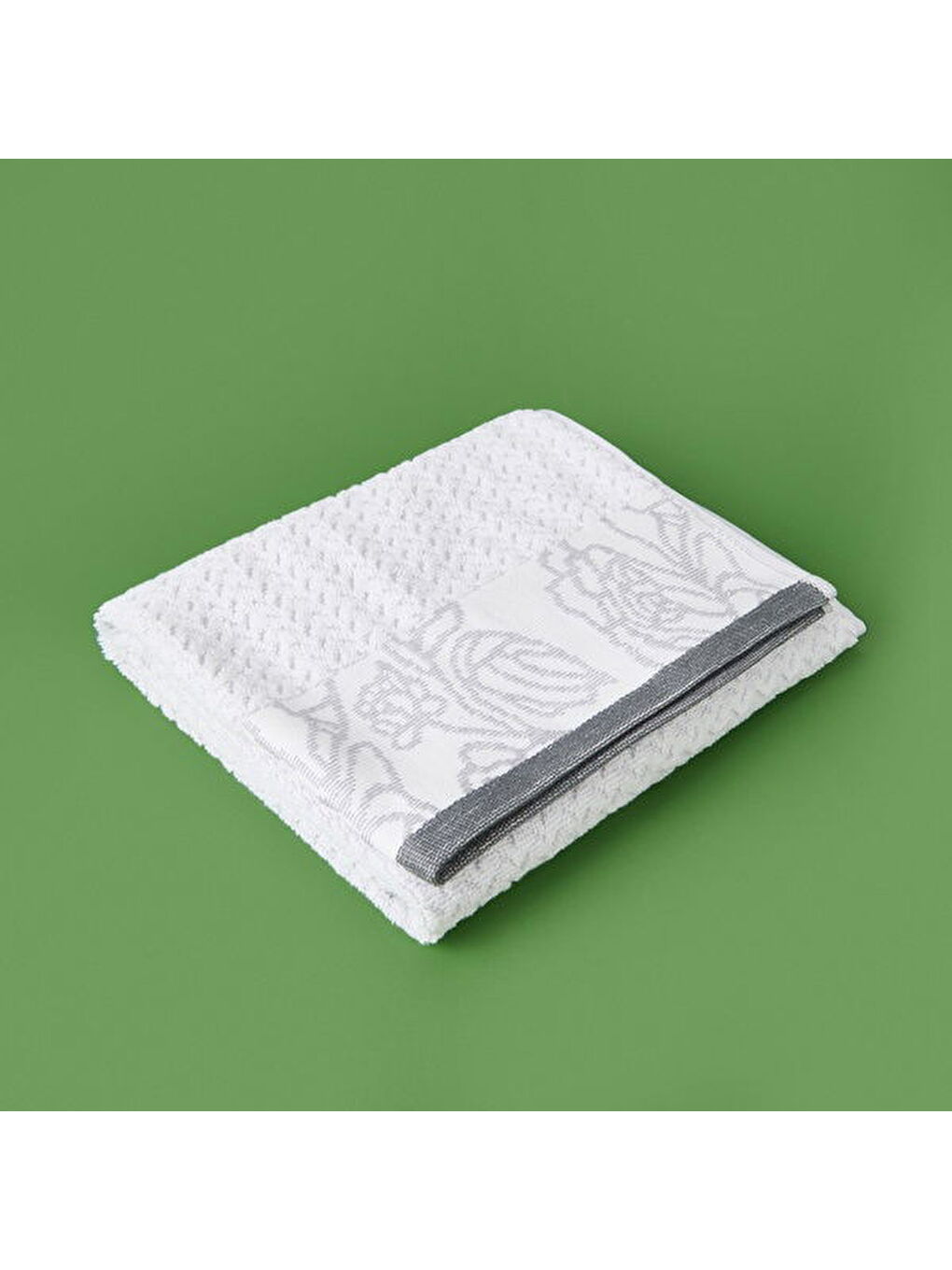 Soft Noble Yüz Havlusu - Gri - 50x90 cm-2