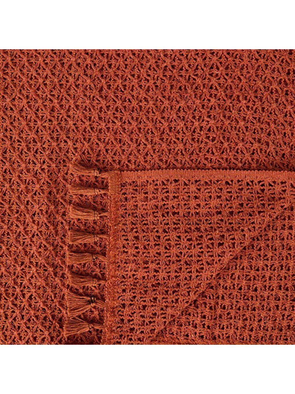 Kahverengi Soft Santa Runner - Kiremit - 35x145 cm-2