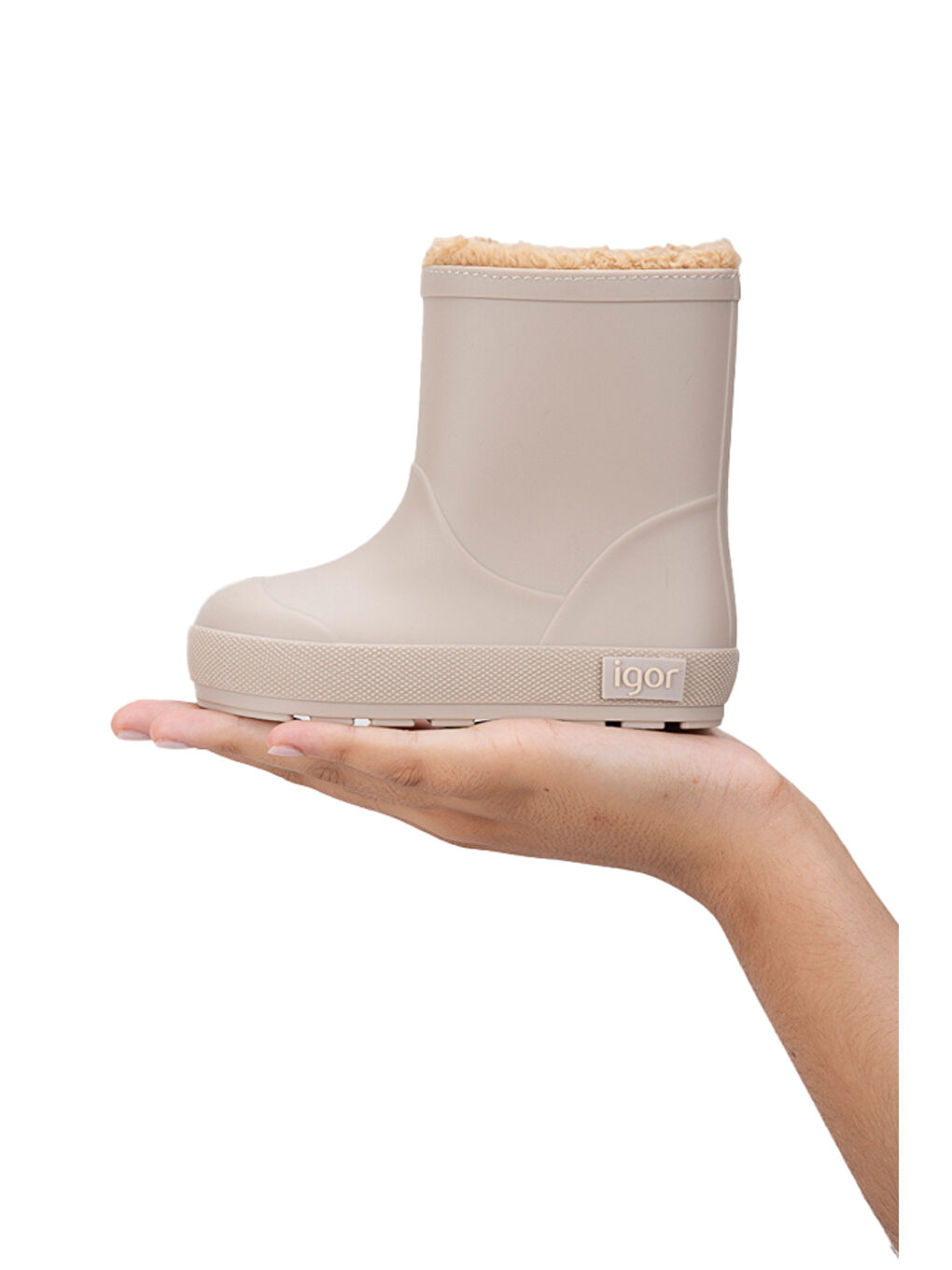 W10306 YOGI BORREGUITO Bej Kız Çocuk Yağmur Çizmesi-4