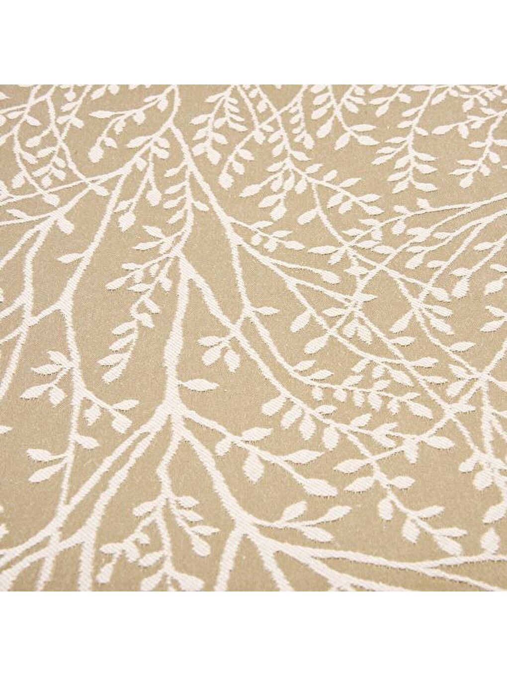 Soft Çiçekli Masa Örtüsü - Bej - 140x140 cm-1