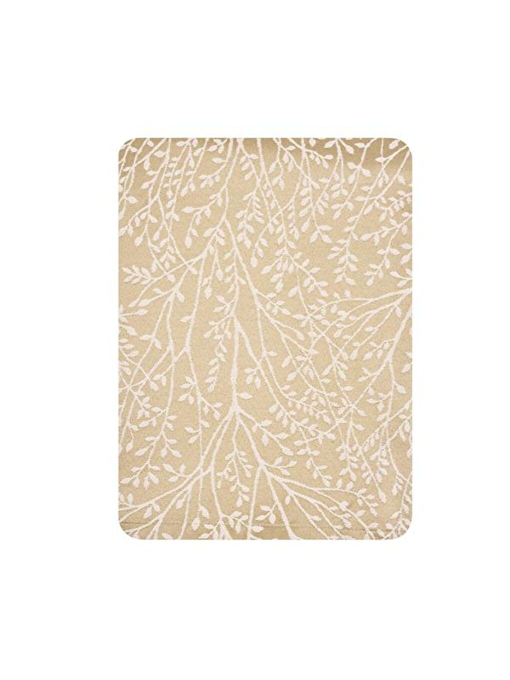 Soft Çiçekli Masa Örtüsü - Bej - 140x140 cm-3